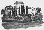 Northwest view of the castle from the end of 19th century.